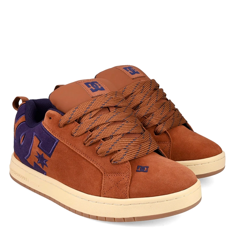 ZAPATILLAS HOMBRE DC URBANAS CAFÉ CUERO - 3