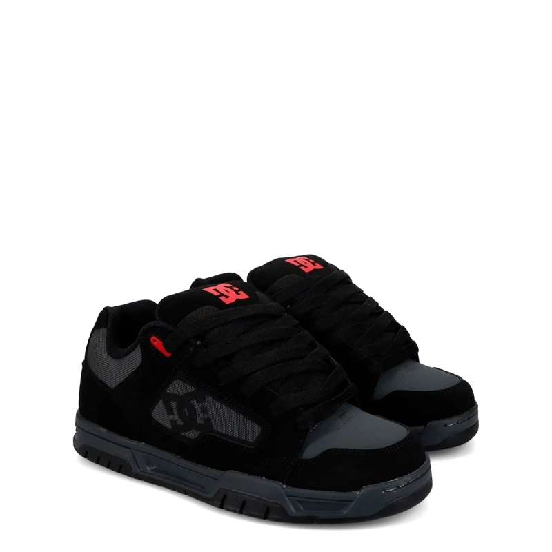 ZAPATILLAS HOMBRE DC URBANAS NEGRO CUERO - 2