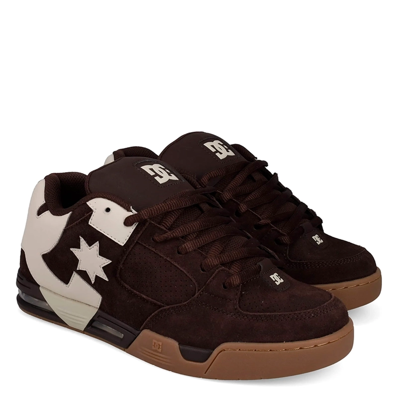 ZAPATILLAS HOMBRE DC URBANAS CAFÉ CUERO - 3
