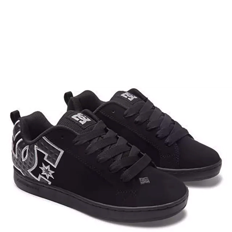 ZAPATILLAS MUJER DC URBANAS NEGRO CUERO - 2