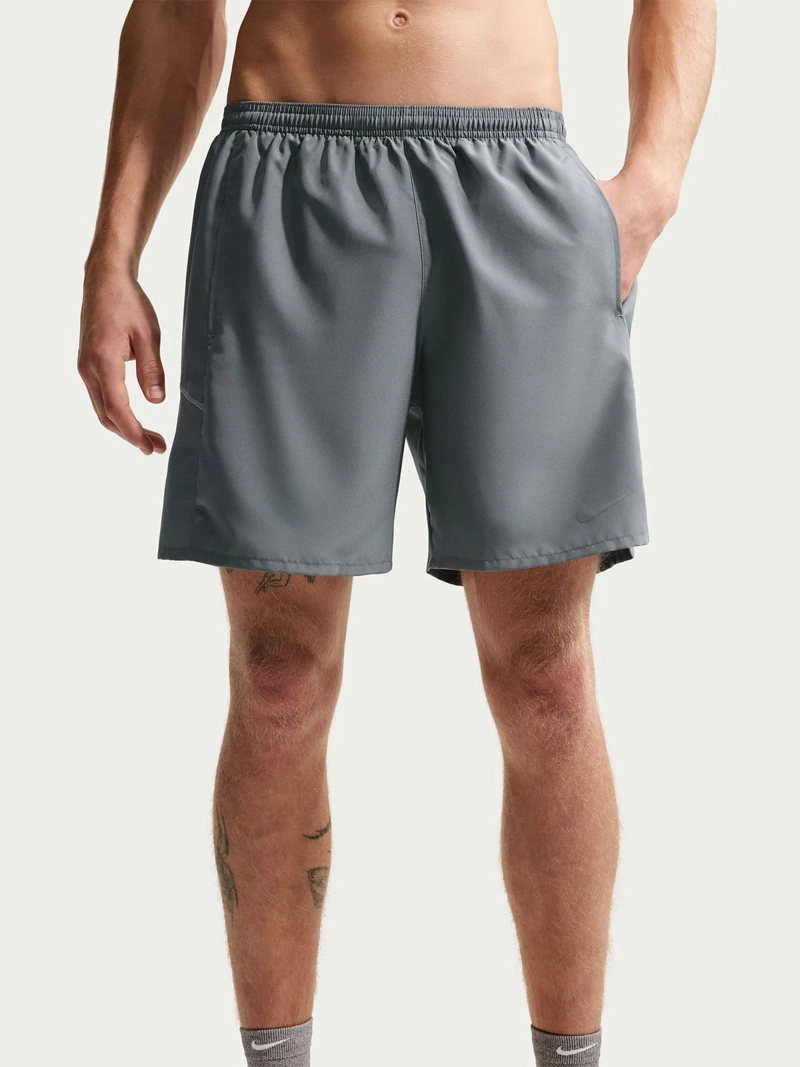 SHORT RUNNING HOMBRE NIKE MILER GRIS - 3