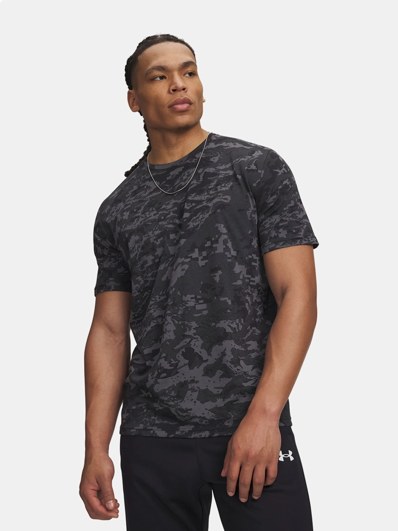 POLERA HOMBRE UNDER ARMOUR ABC CAMO NEGRO - 1