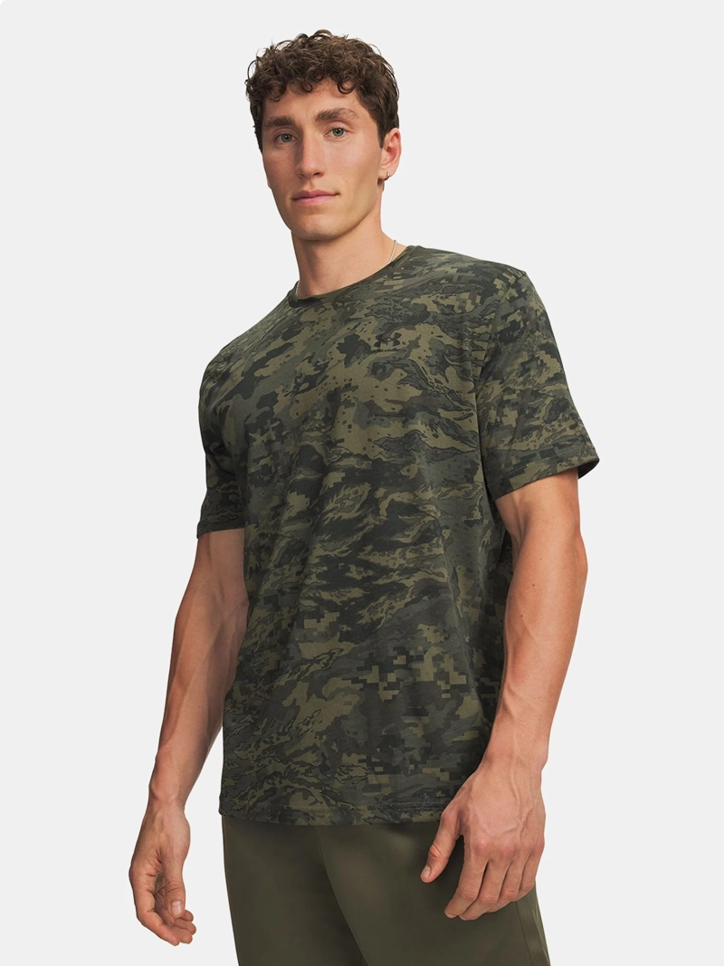 POLERA HOMBRE UNDER ARMOUR ABC CAMO VERDE - 1