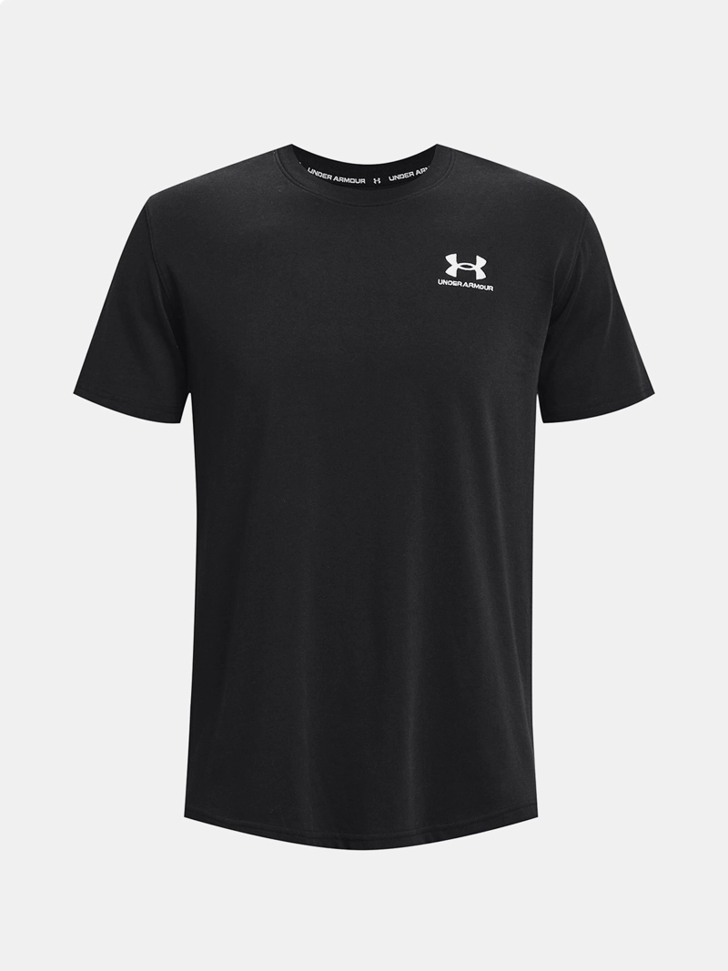 POLERA HOMBRE UNDER ARMOUR LOGO EMBROIDERED HEAVYWEIGHT NEGRO - 3