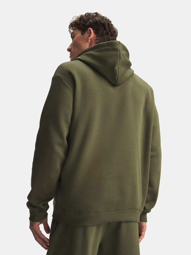 POLERÓN HOMBRE UNDER ARMOUR RIVAL FLEECE VERDE - 2