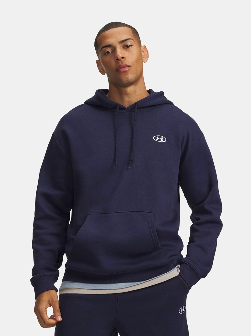 POLERÓN HOMBRE UNDER ARMOUR RIVAL FLEECE AZUL - 1