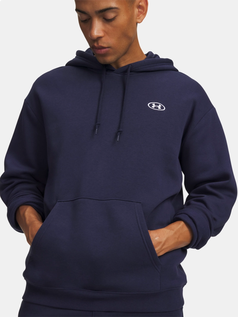 POLERÓN HOMBRE UNDER ARMOUR RIVAL FLEECE AZUL - 3