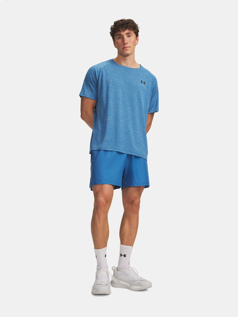 SHORT HOMBRE UNDER ARMOUR TECH WOVEN WORDMARK AZUL - 1