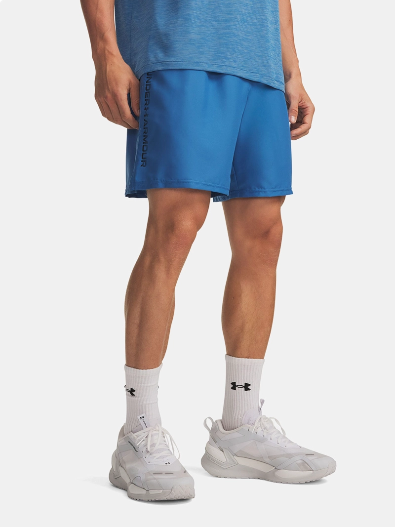 SHORT HOMBRE UNDER ARMOUR TECH WOVEN WORDMARK AZUL - 2