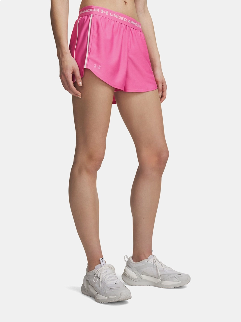 SHORT MUJER UNDER ARMOUR TECH PLAY UP ROSADO - 3
