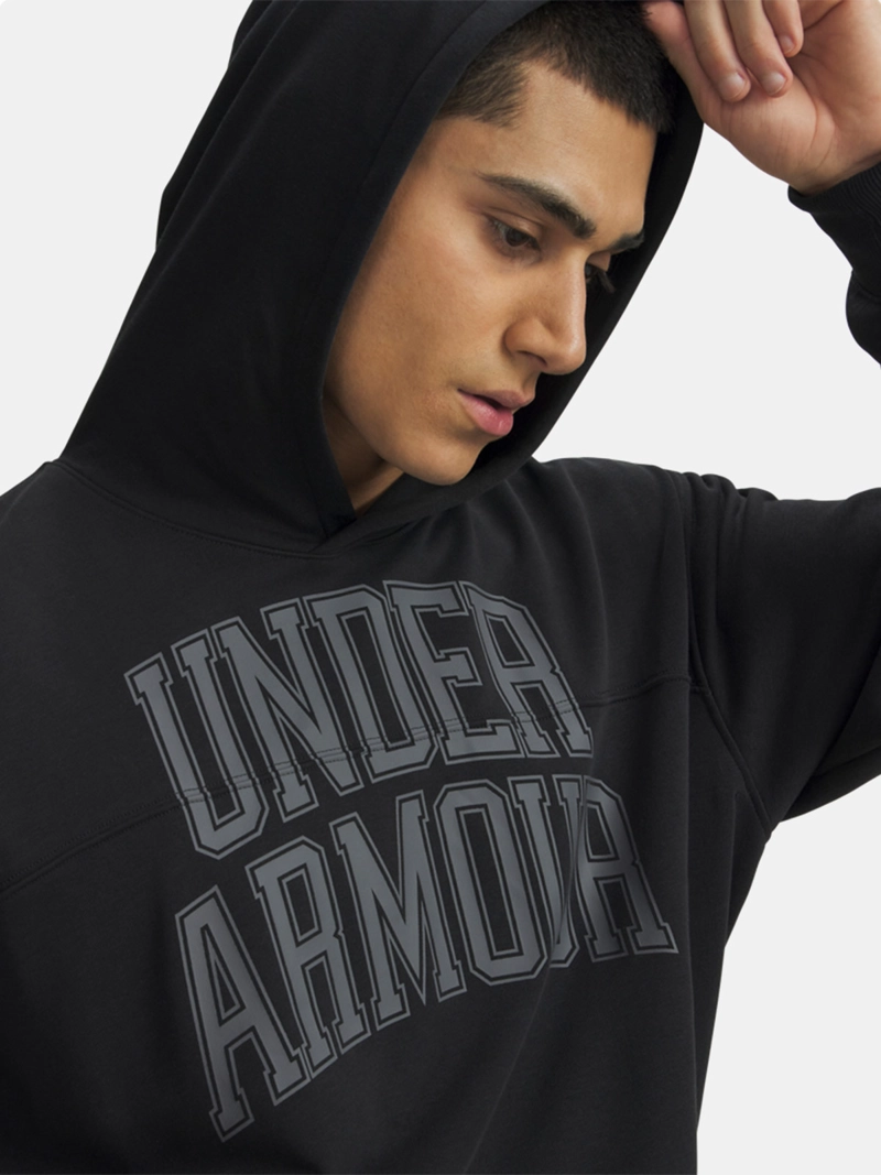 POLERÓN HOMBRE UNDER ARMOUR RIVAL LIGHTWEIGHT GRAPHIC NEGRO - 3