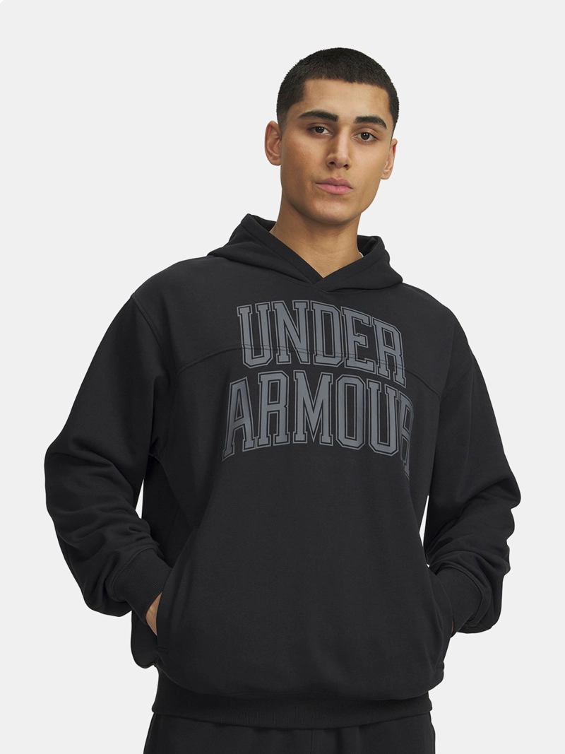 POLERÓN HOMBRE UNDER ARMOUR RIVAL LIGHTWEIGHT GRAPHIC NEGRO