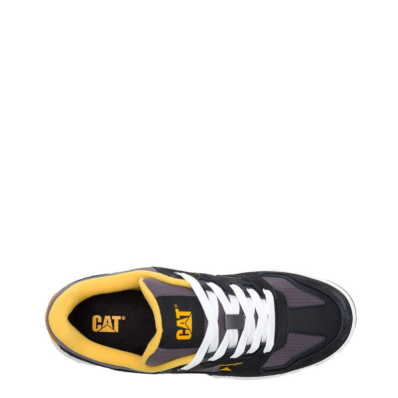 ZAPATILLAS HOMBRE CATERPILLAR URBANAS NEGRO THEOREM SKATE CUERO - 6