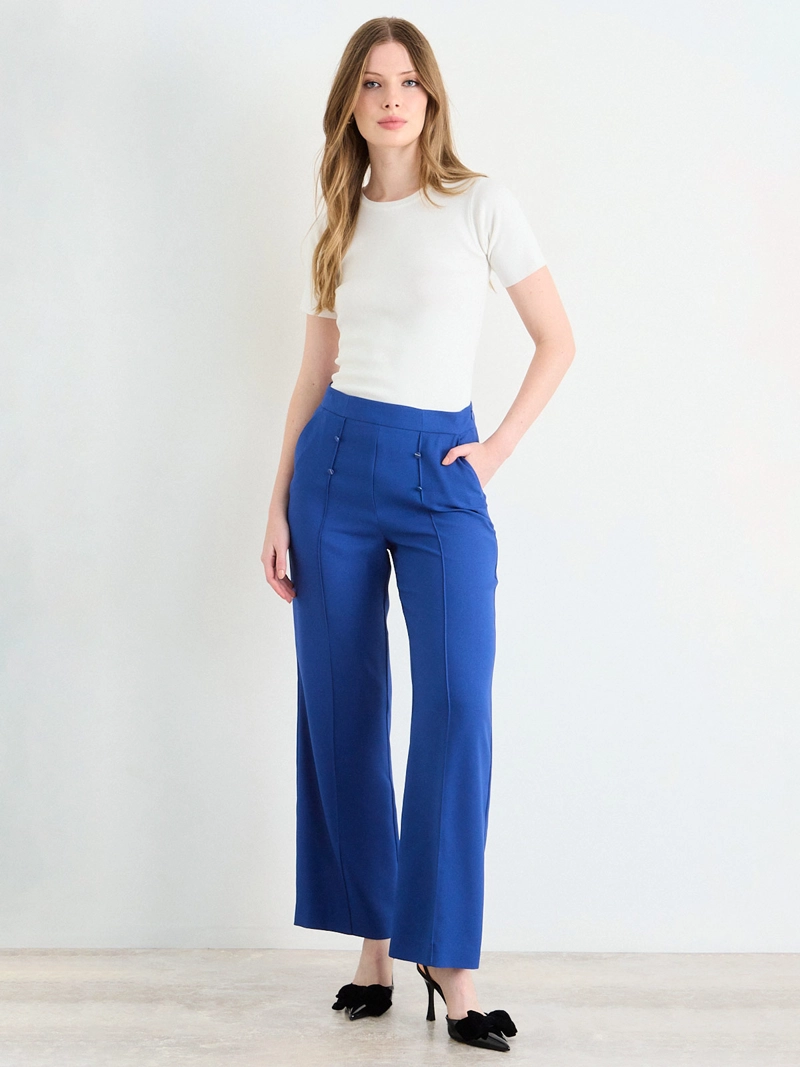 PANTALÓN MUJER ASH RECTO TIRO ALTO - 1