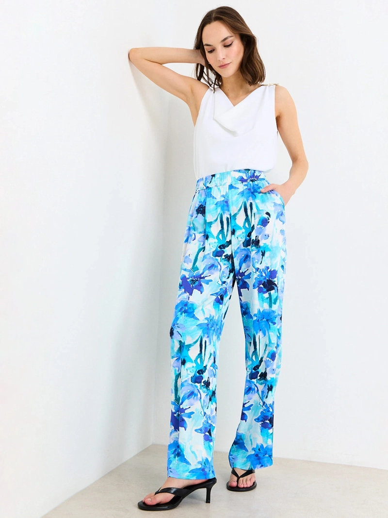 PANTALÓN MUJER ASH ESTAMPADO FLORAL - 1