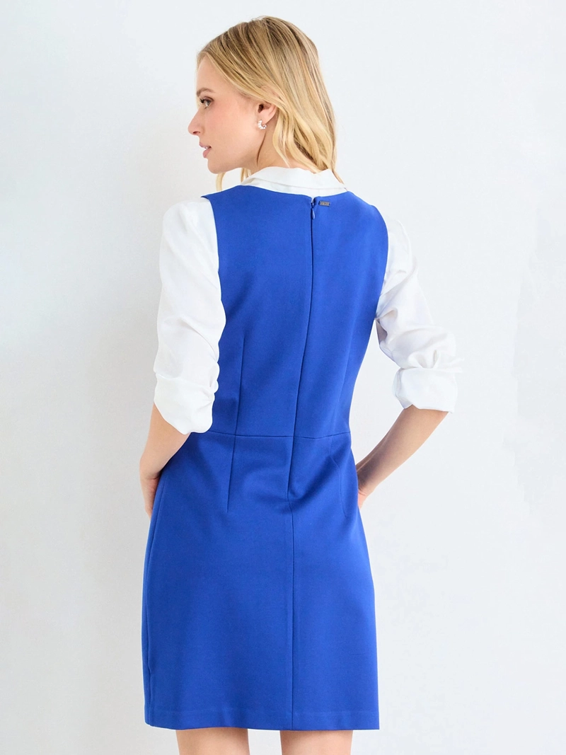 VESTIDO MUJER ASH CORTO TIPO JUMPER ESCOTE EN V - 3