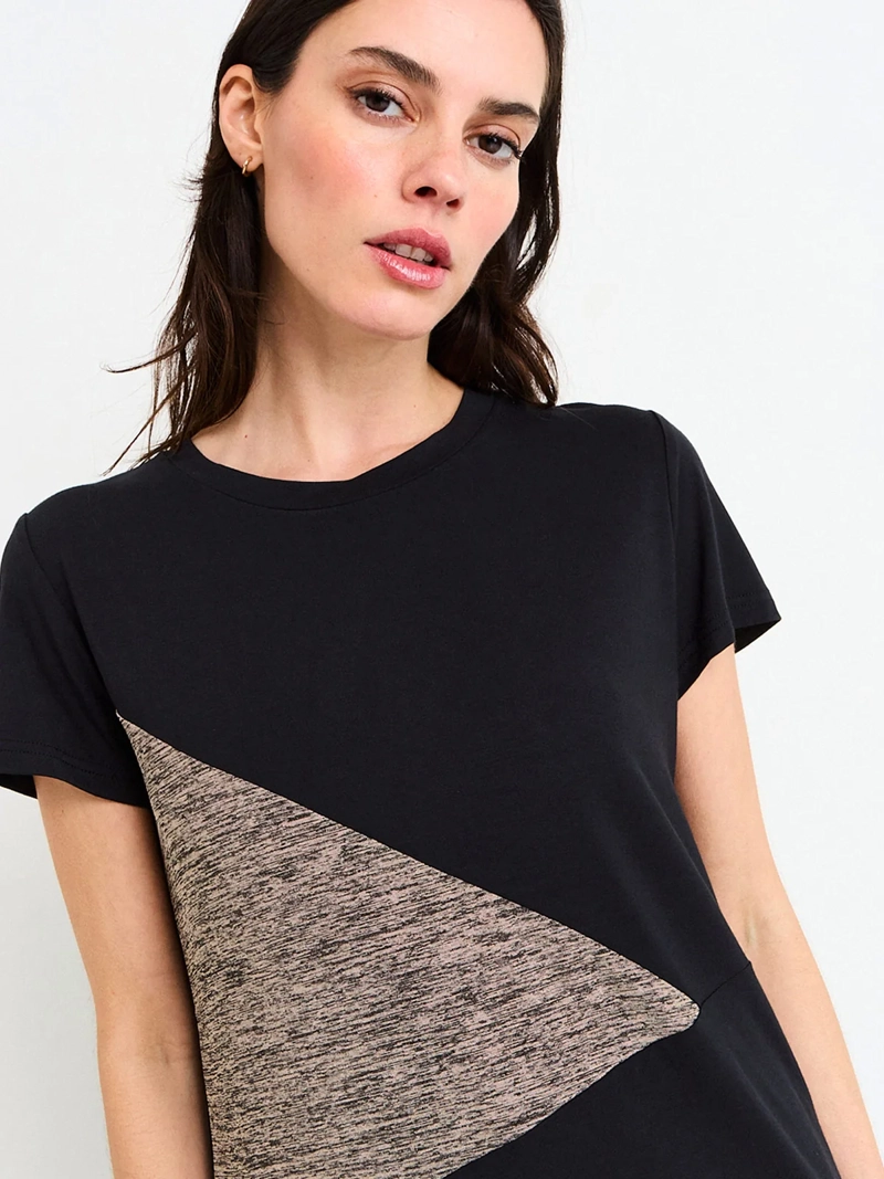 POLERA MUJER ASH ESCOTE REDONDO MANGA CORTA - 3