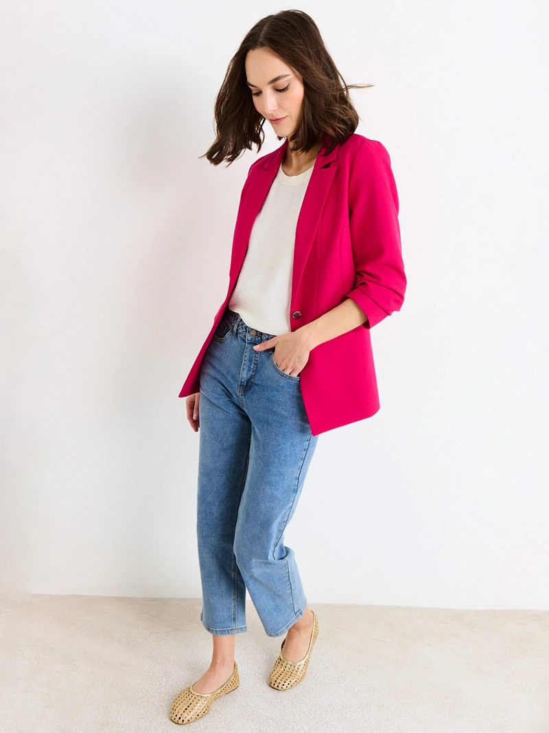 BLAZER MUJER ASH SOLAPA CLÁSICA - 5