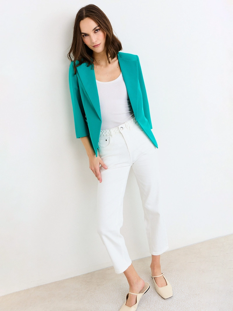 BLAZER MUJER ASH CUELLO REDONDO MANGA 3/4 - 4