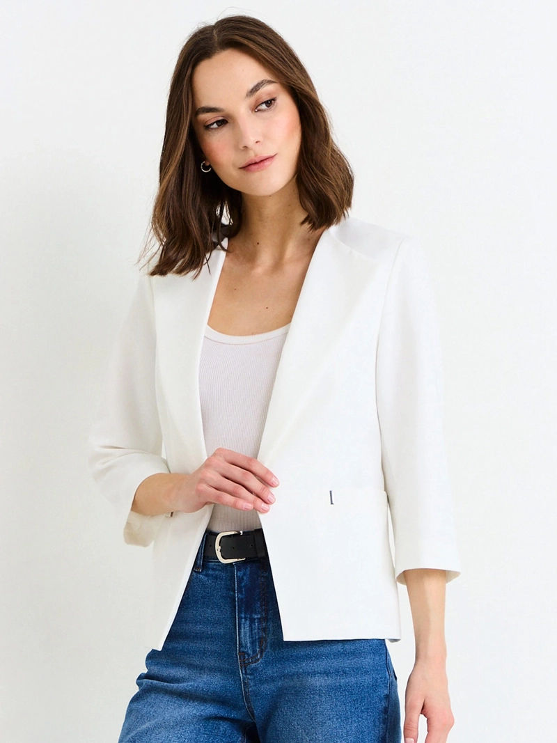 BLAZER MUJER ASH CUELLO REDONDO MANGA 3/4 - 1