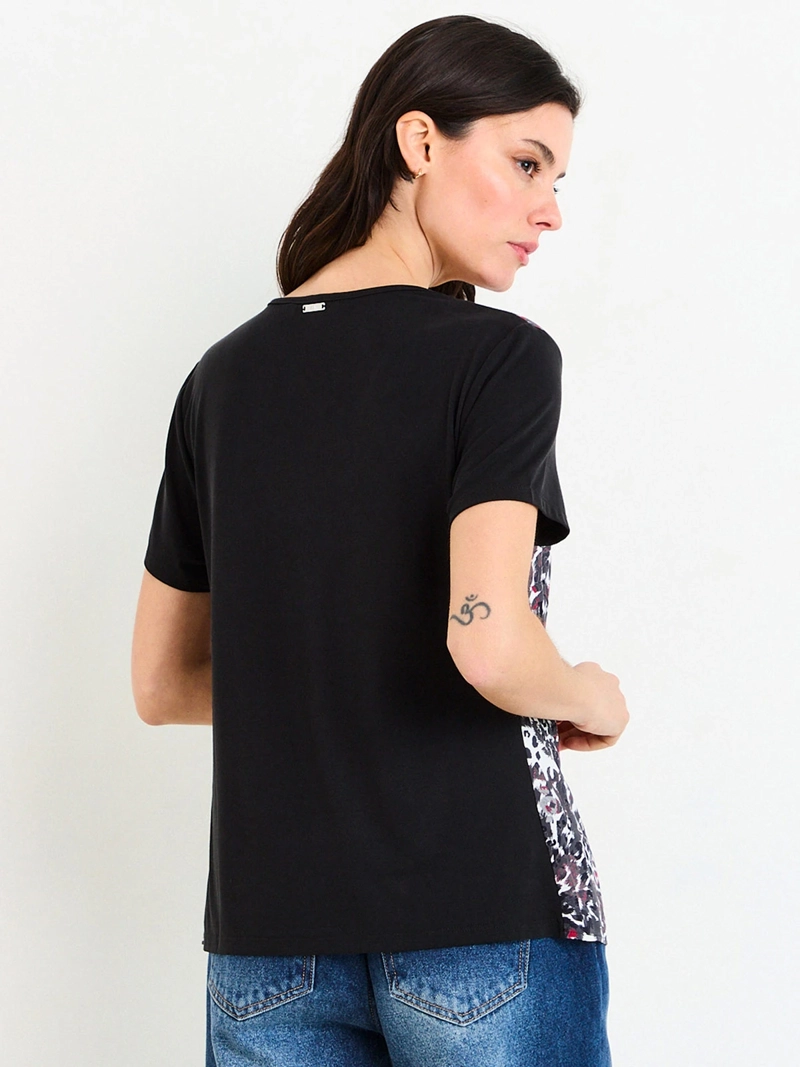 POLERA MUJER ASH MANGA CORTA ANIMAL PRINT - 2