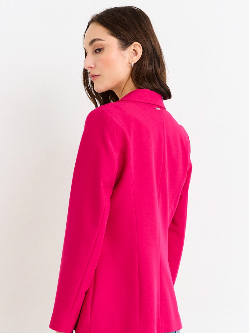 BLAZER MUJER ASH LINO MANGA 3/4 RECOGIDO - 3