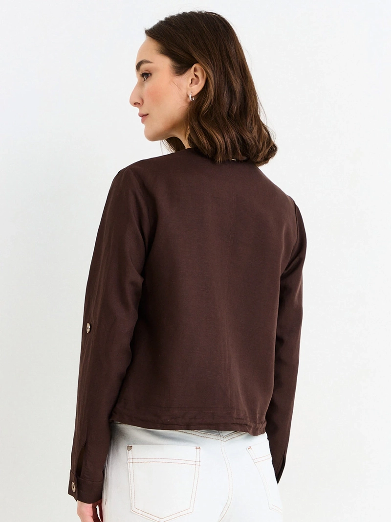 CHAQUETA MUJER ASH LINO MANGA LARGA - 2