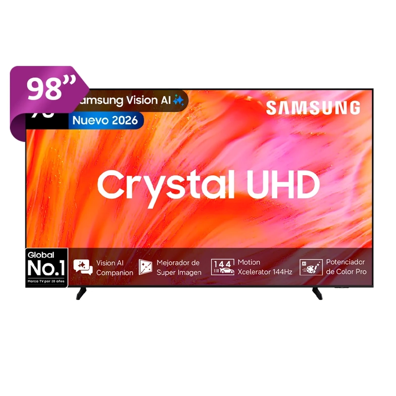 SMART TV SAMSUNG LED 4K UHD 98" CRYSTAL U9500H 4K VISION AI (2026) + CONTROL POR VOZ