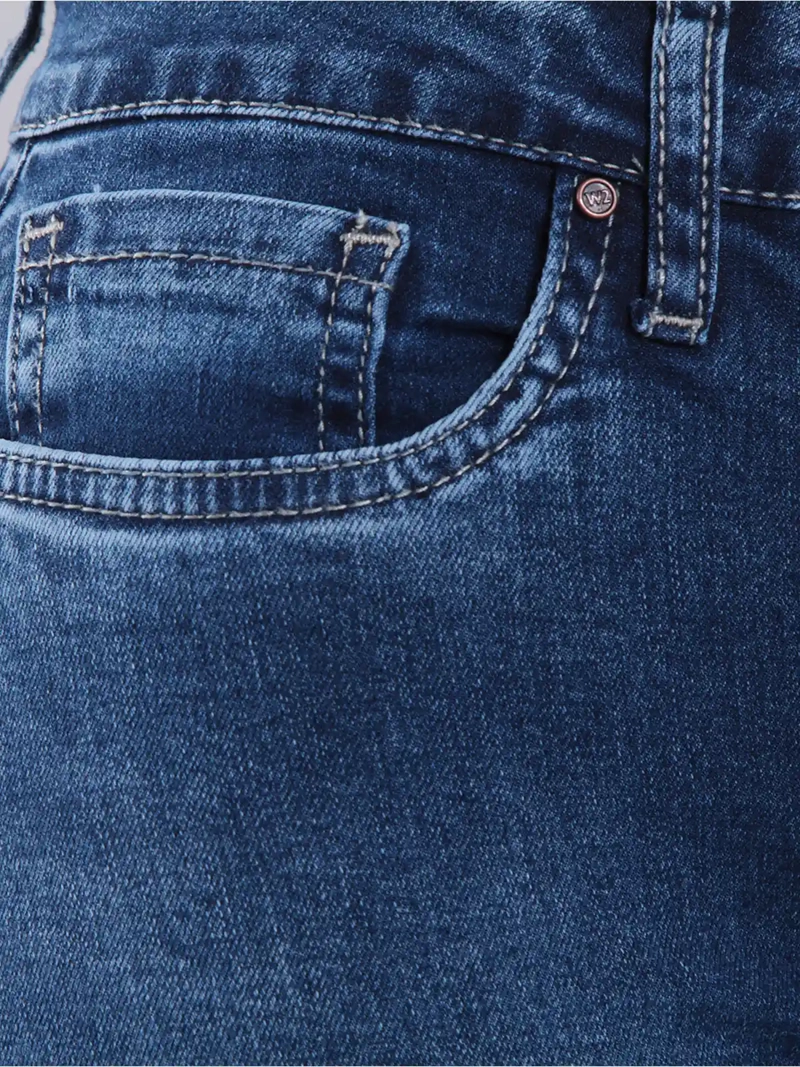 JEANS MUJER WADOS ALGODÓN RECTO TIRO ALTO BÁSICO - 6