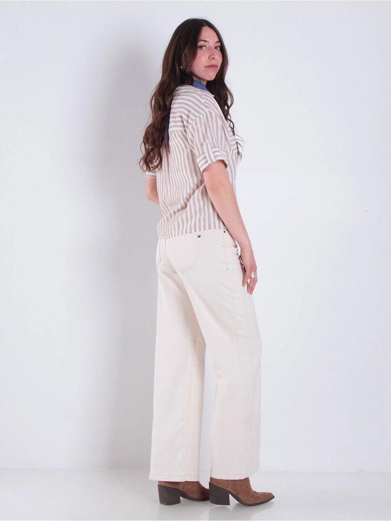 BLUSA MUJER WADOS MANGA CORTA ABOTONADA - 2