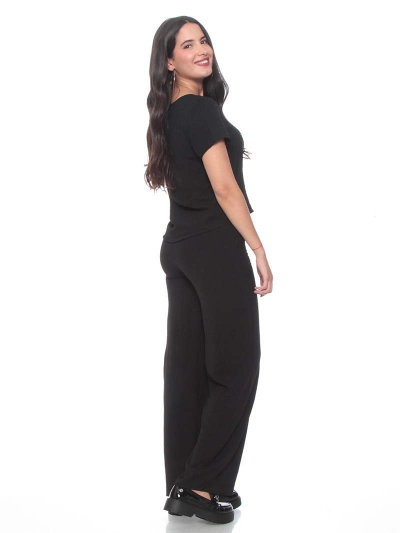 BLUSA MUJER WADOS ESCOTE REDONDO MANGA CORTA - 3