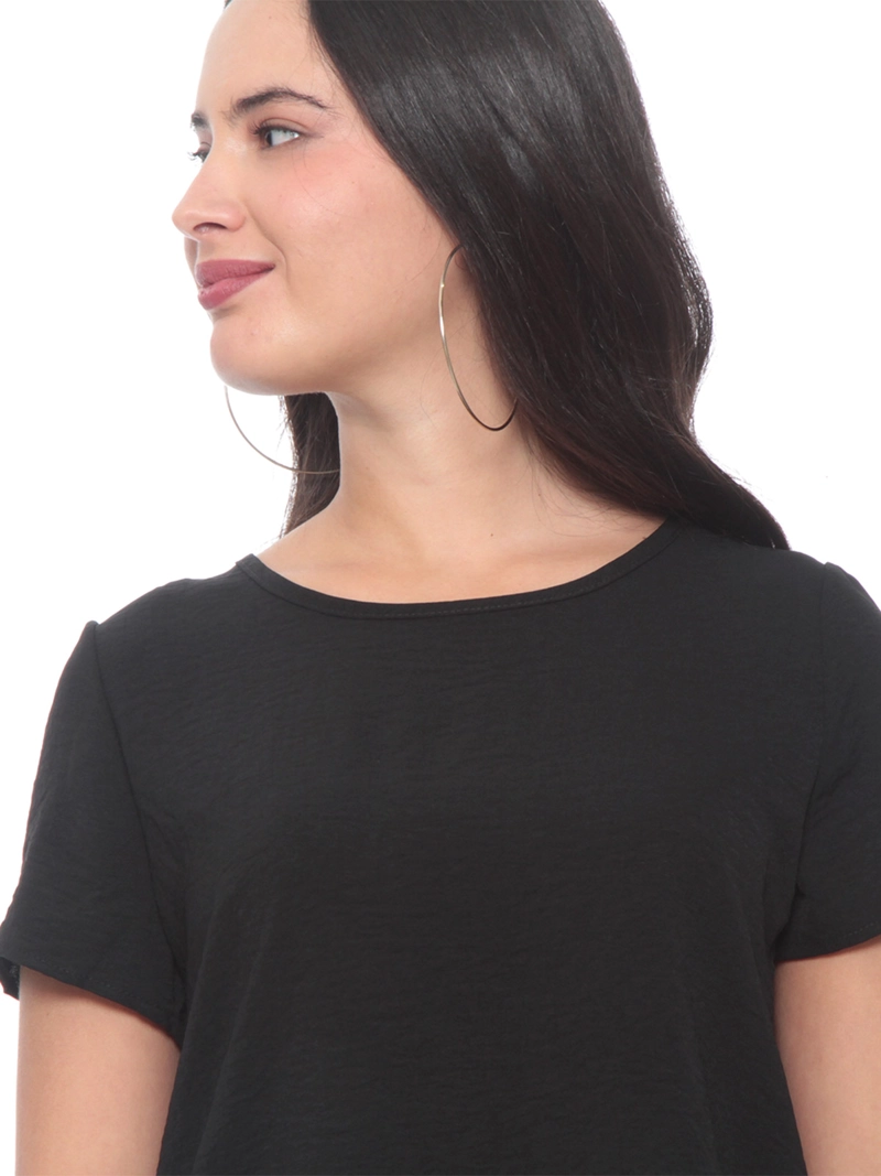 BLUSA MUJER WADOS ESCOTE REDONDO MANGA CORTA - 4