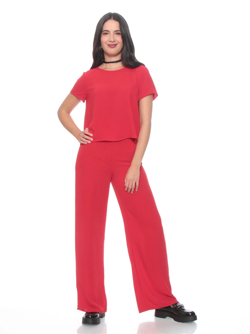 BLUSA MUJER WADOS ESCOTE REDONDO MANGA CORTA - 5