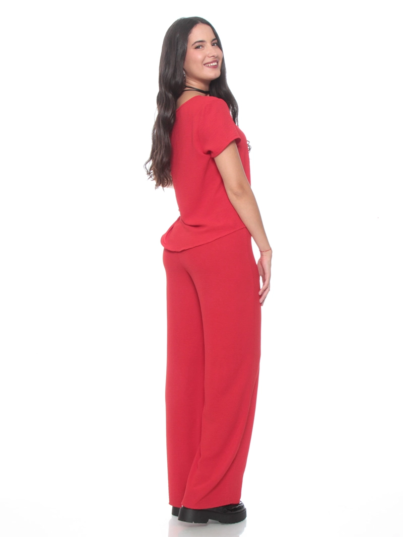 BLUSA MUJER WADOS ESCOTE REDONDO MANGA CORTA - 2