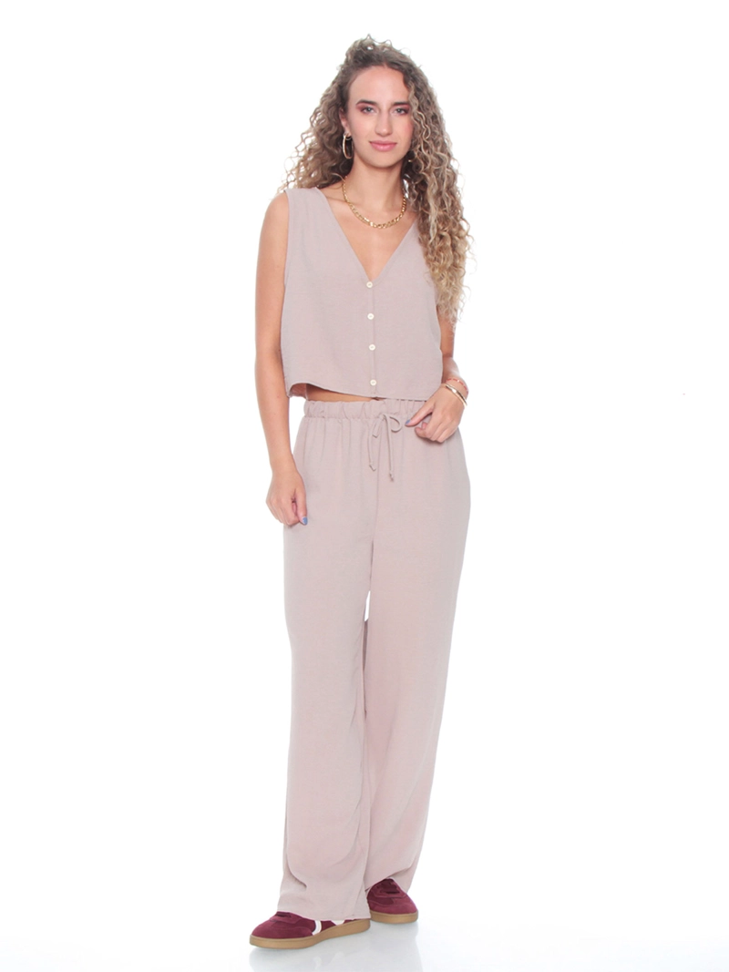PANTALÓN MUJER WADOS WIDE LEG TIRO ALTO