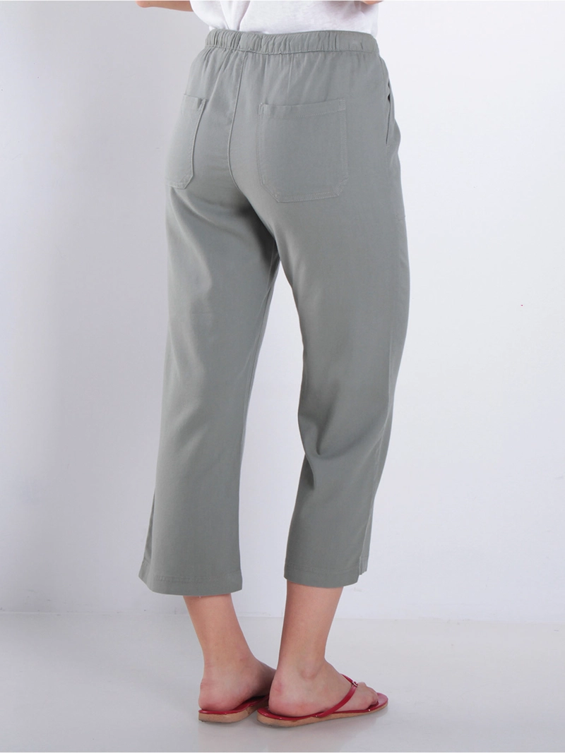 PANTALÓN MUJER WADOS ALGODÓN CROP TIRO ALTO - 4