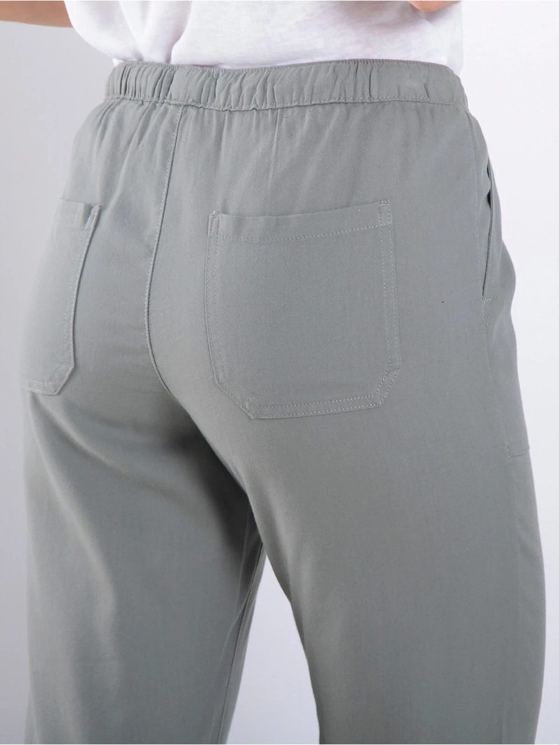 PANTALÓN MUJER WADOS ALGODÓN CROP TIRO ALTO - 5