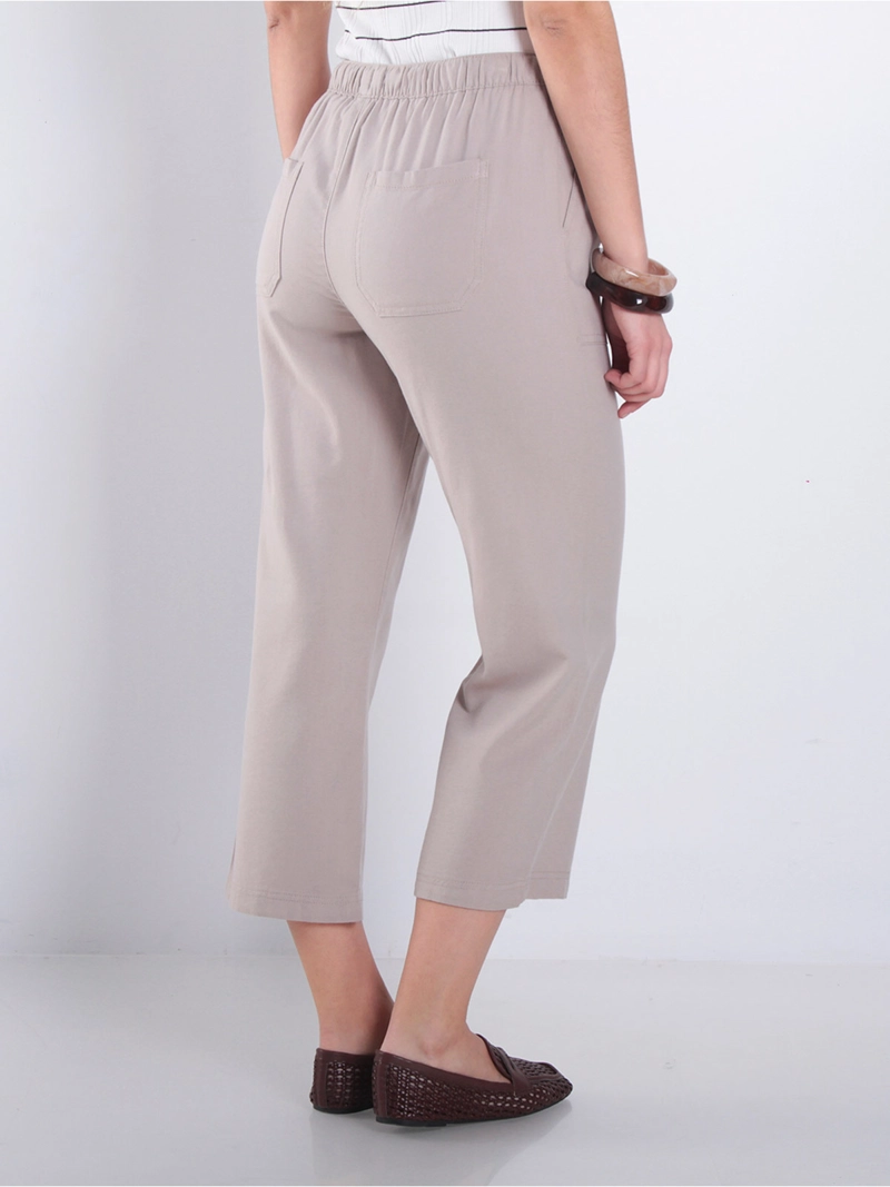 PANTALÓN MUJER WADOS ALGODÓN CROP TIRO ALTO - 4