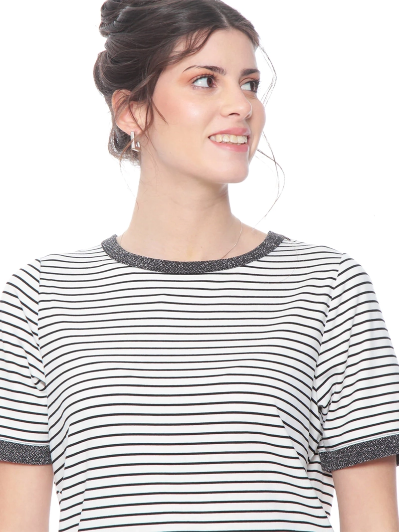 POLERA MUJER WADOS ESCOTE REDONDO MANGA CORTA - 4