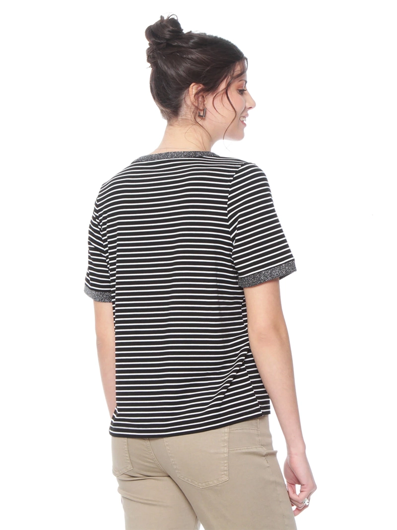 POLERA MUJER WADOS ESCOTE REDONDO MANGA CORTA - 3