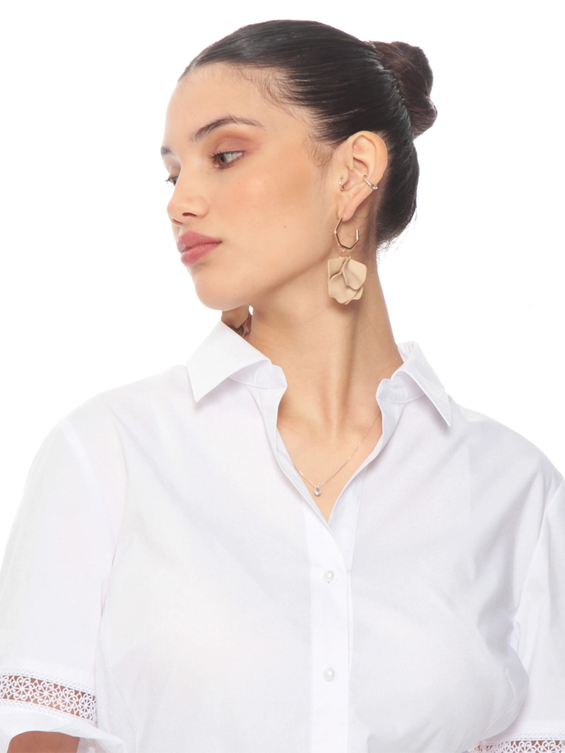 BLUSA MUJER WADOS ALGODÓN MANGA CORTA RIB - 4