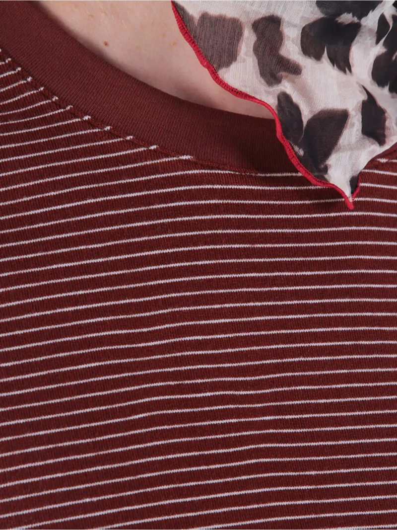 POLERA MUJER WADOS ALGODÓN ESCOTE REDONDO MANGA CORTA - 4