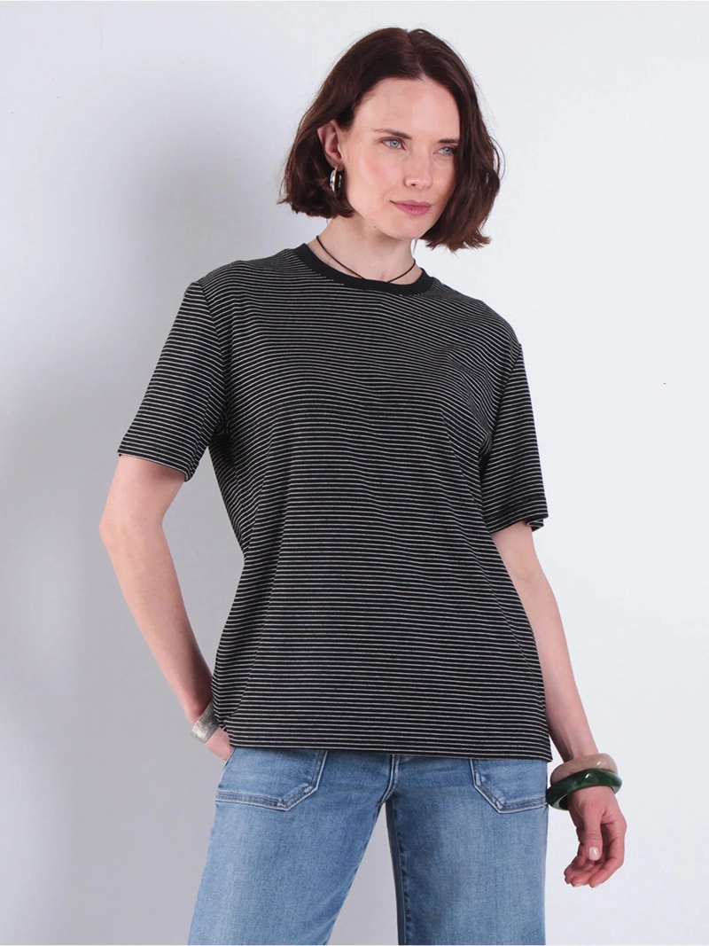 POLERA MUJER WADOS ALGODÓN ESCOTE REDONDO MANGA CORTA