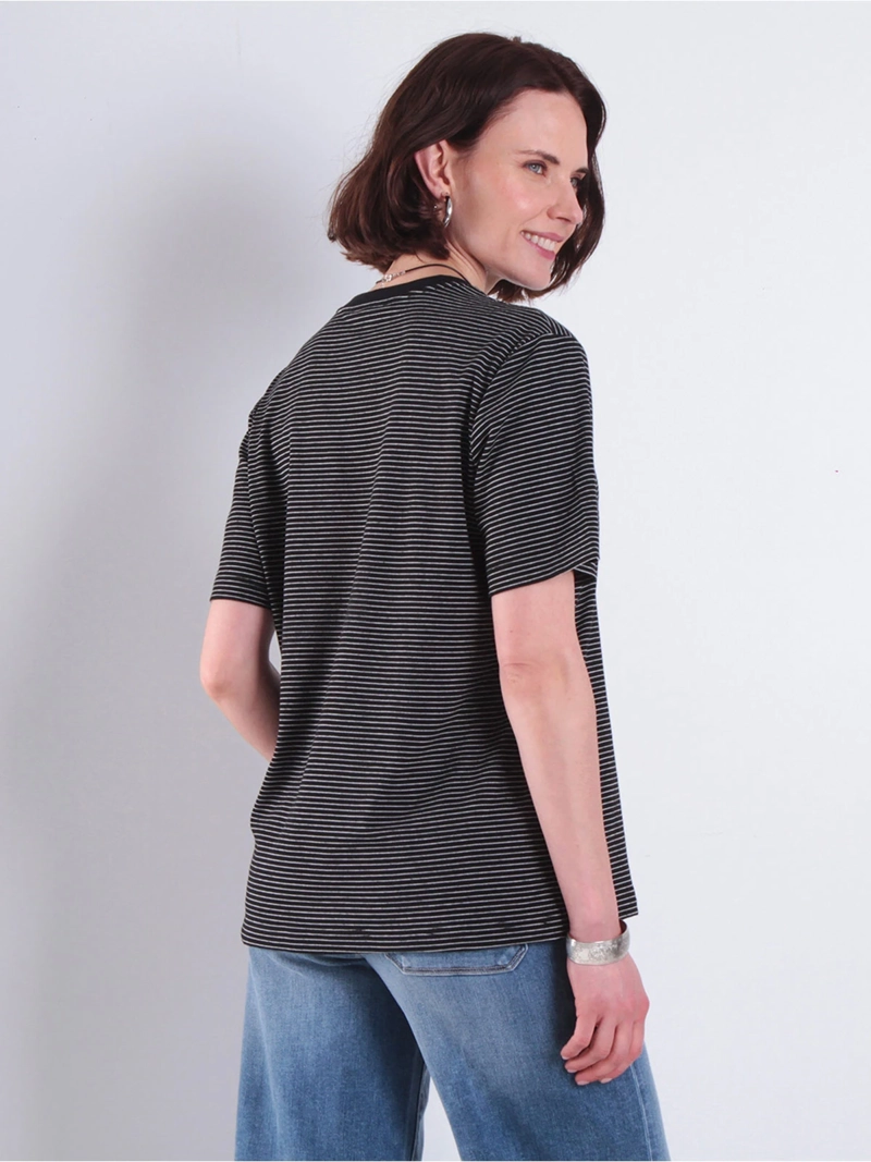 POLERA MUJER WADOS ALGODÓN ESCOTE REDONDO MANGA CORTA - 2