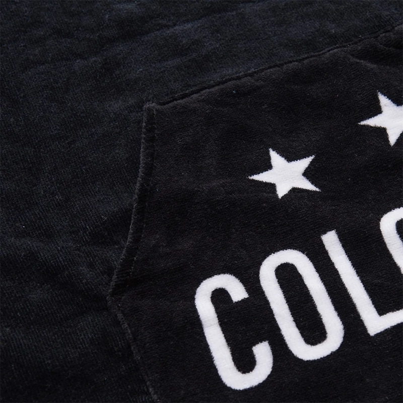 PONCHO TOALLA COLO-COLO 100X140 CM NEGRO - 3