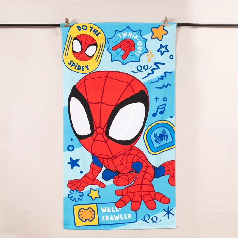 TOALLA DE PLAYA SPIDERMAN SPIDEY + JOCKEY + BOLSO AZUL - 2