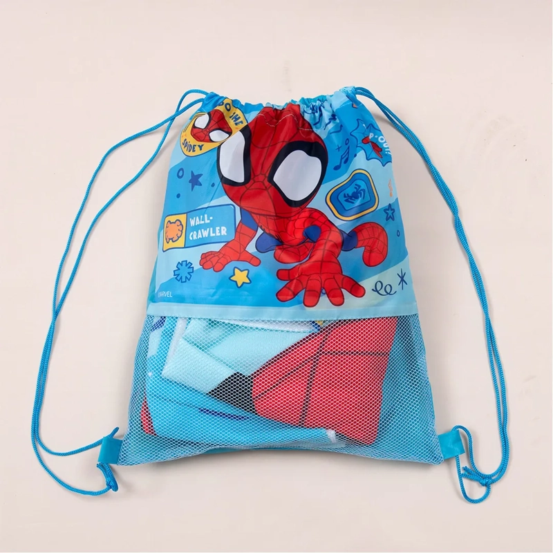 TOALLA DE PLAYA SPIDERMAN SPIDEY + JOCKEY + BOLSO AZUL - 4