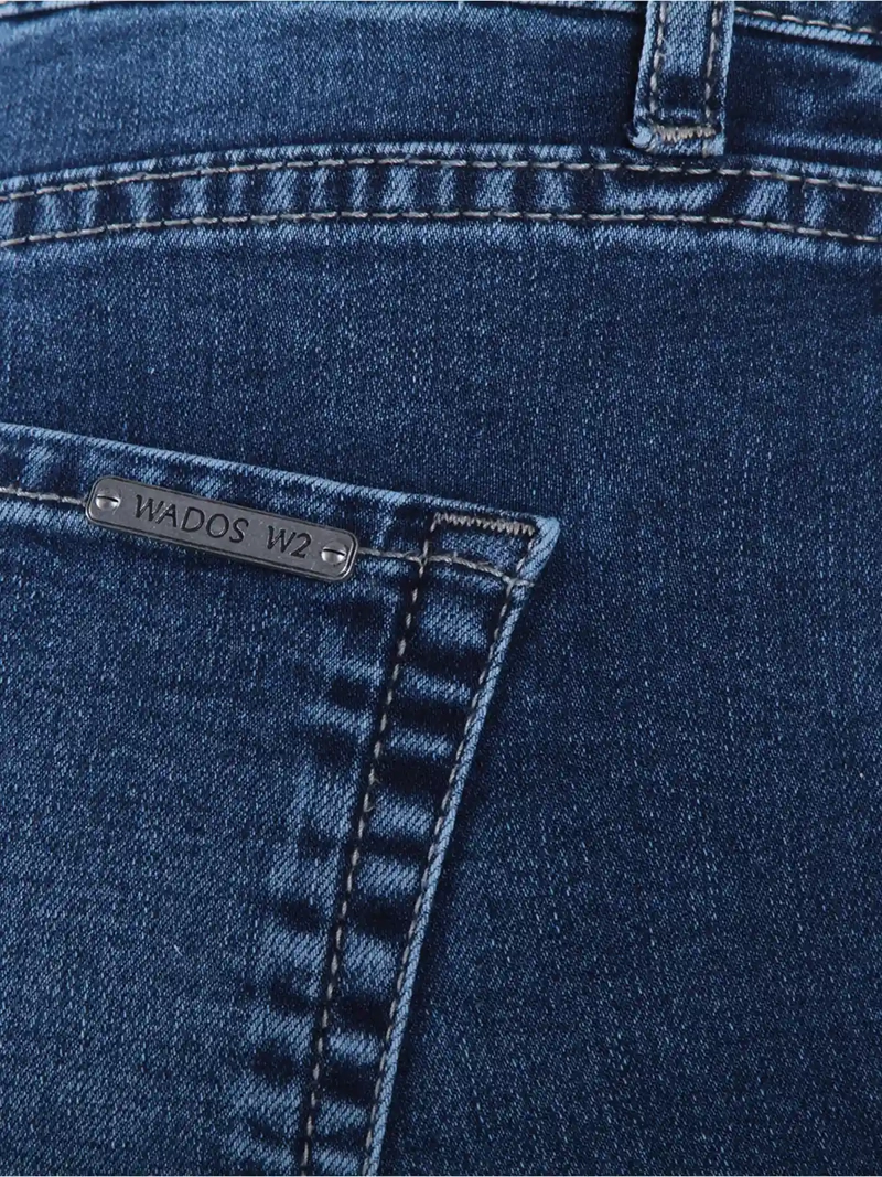 JEANS MUJER WADOS ALGODÓN RECTO TIRO ALTO BÁSICO - 6