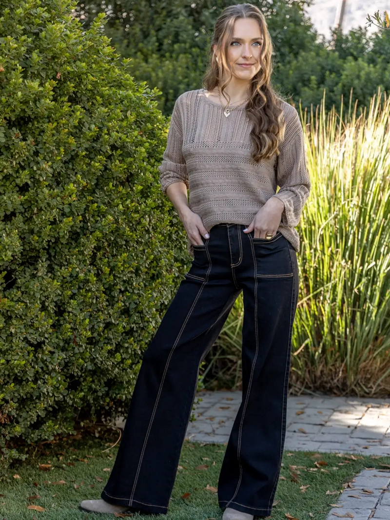 JEANS MUJER EFESIS ALGODÓN PALAZZO CONTRATONO