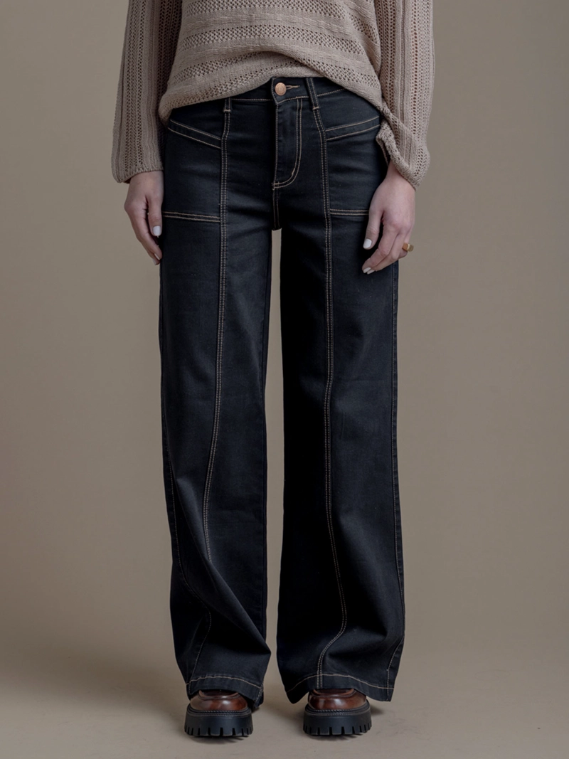JEANS MUJER EFESIS ALGODÓN PALAZZO CONTRATONO - 2